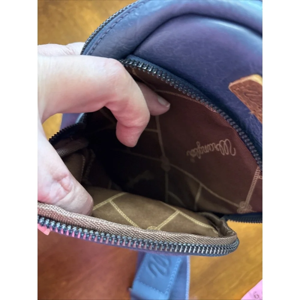 Wrangler Aztec‎ Sling Bag for Women Western Knitted Crossbody Purse 6X3X9
